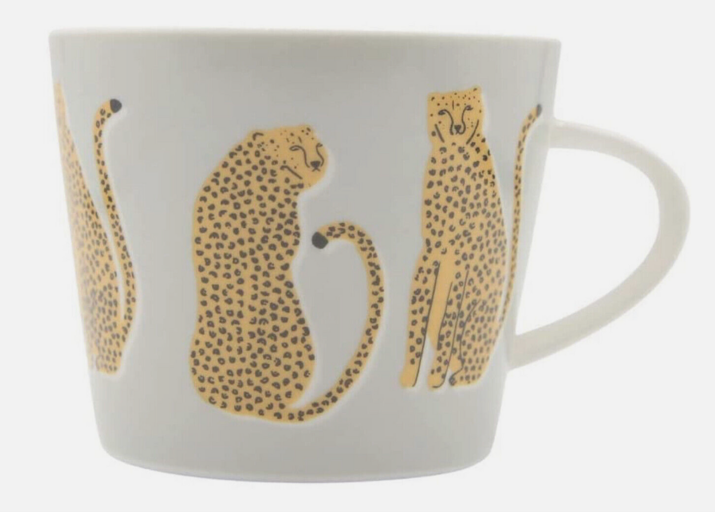 Scion Living Standard Mug 350ml - Lionel Leopard - Grey