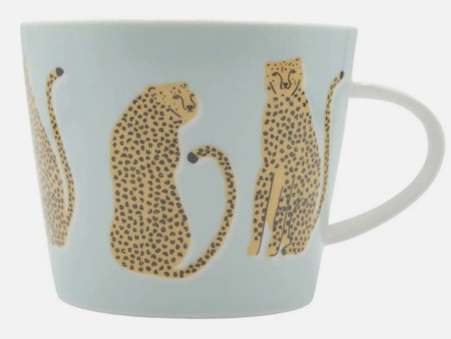 Scion Living Standard Mug 350ml - Lionel Leopard - Mint