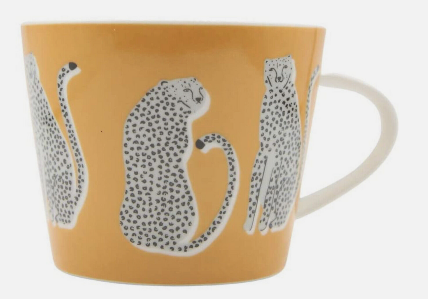 Scion Living Standard Mug 350ml - Lionel Leopard - Orange