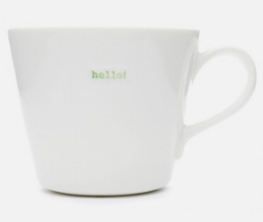 Keith Brymer Jones Hello Medium Bucket Mug 350ml