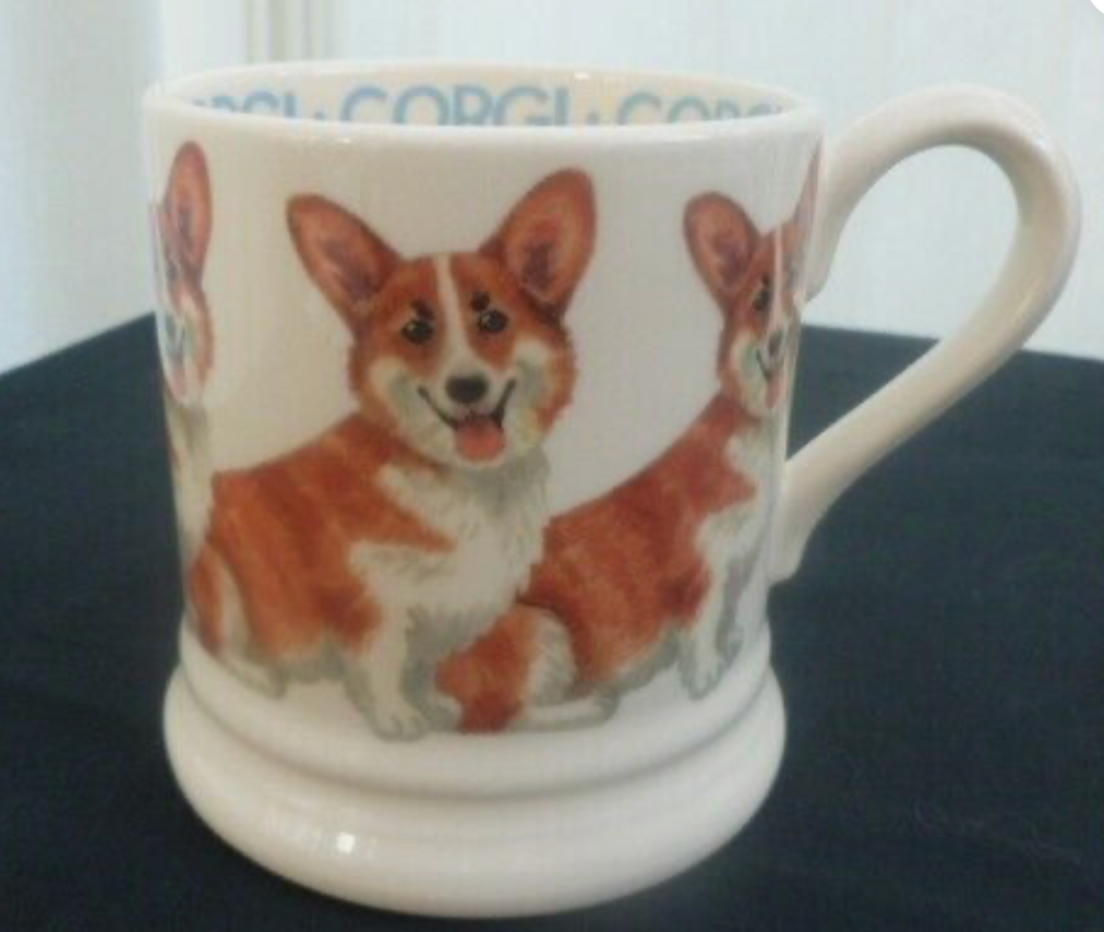 Emma Bridgewater Corgi Dog 1/2 Pint Mug