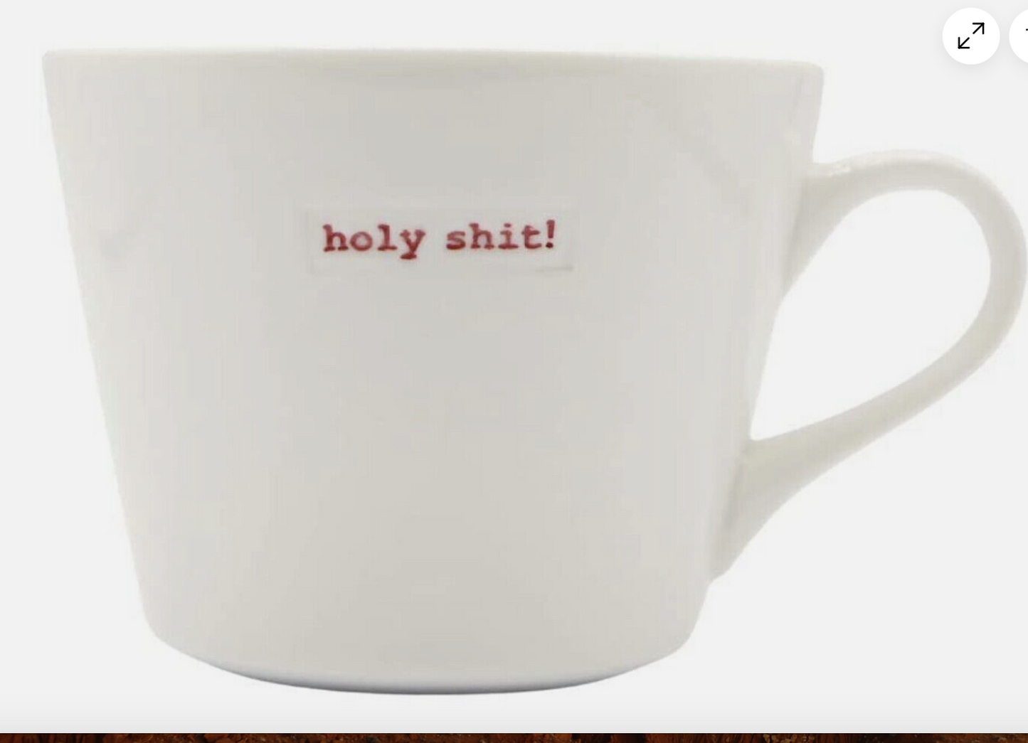 Keith Brymer Jones Holy Shit Medium Bucket Mug 350ml