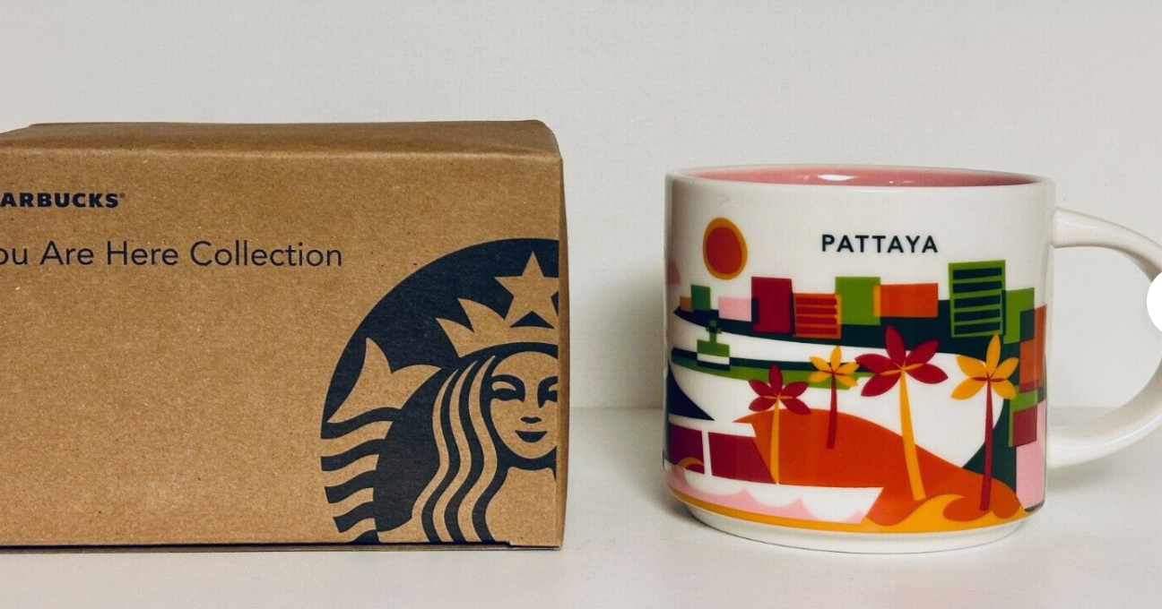 Starbucks You Are Here Pattaya Thailand Mug
