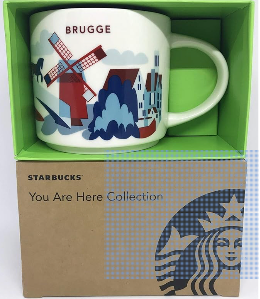 Starbucks You Are Here Brugge Belgium Mug