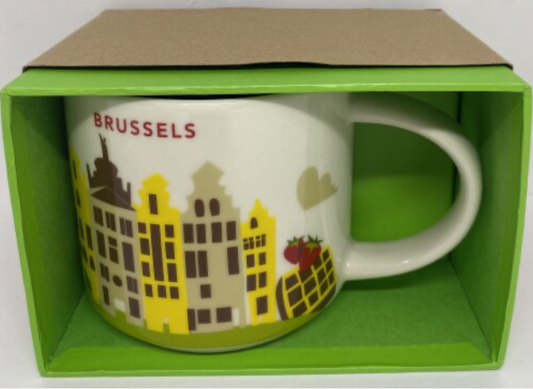 Starbucks You Are Here Brussels Belgium Mug