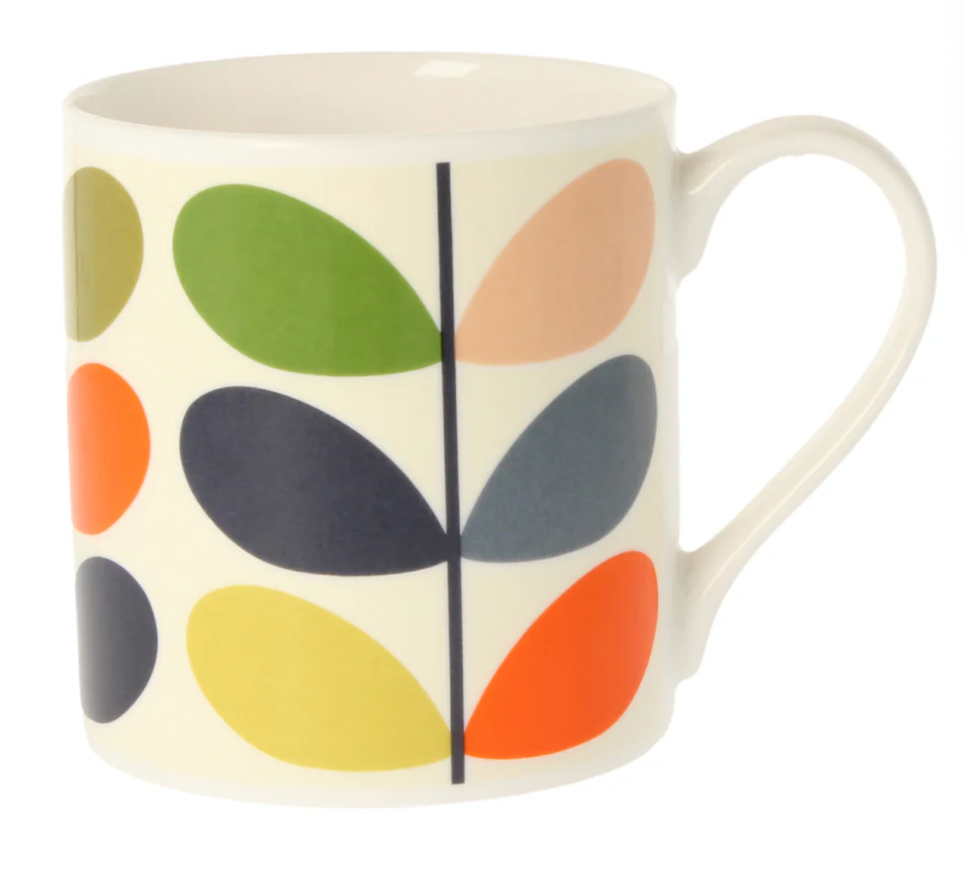 Orla Kiely Multi Stem Olive Mug 350ml