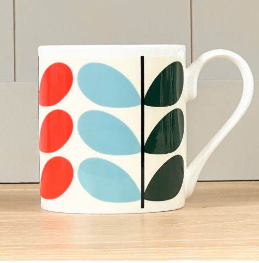 Orla Kiely Multi Solid Stem  Mug 350ml
