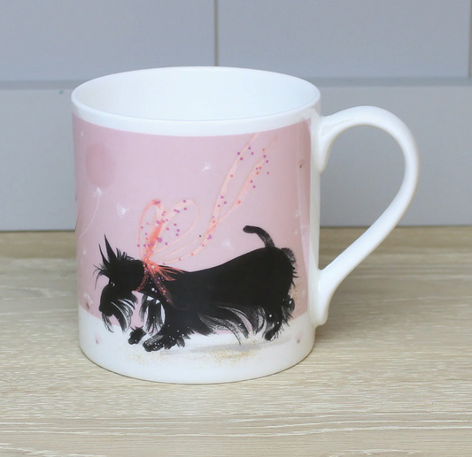Lydia London China SCOTIE  dog mug 350ml