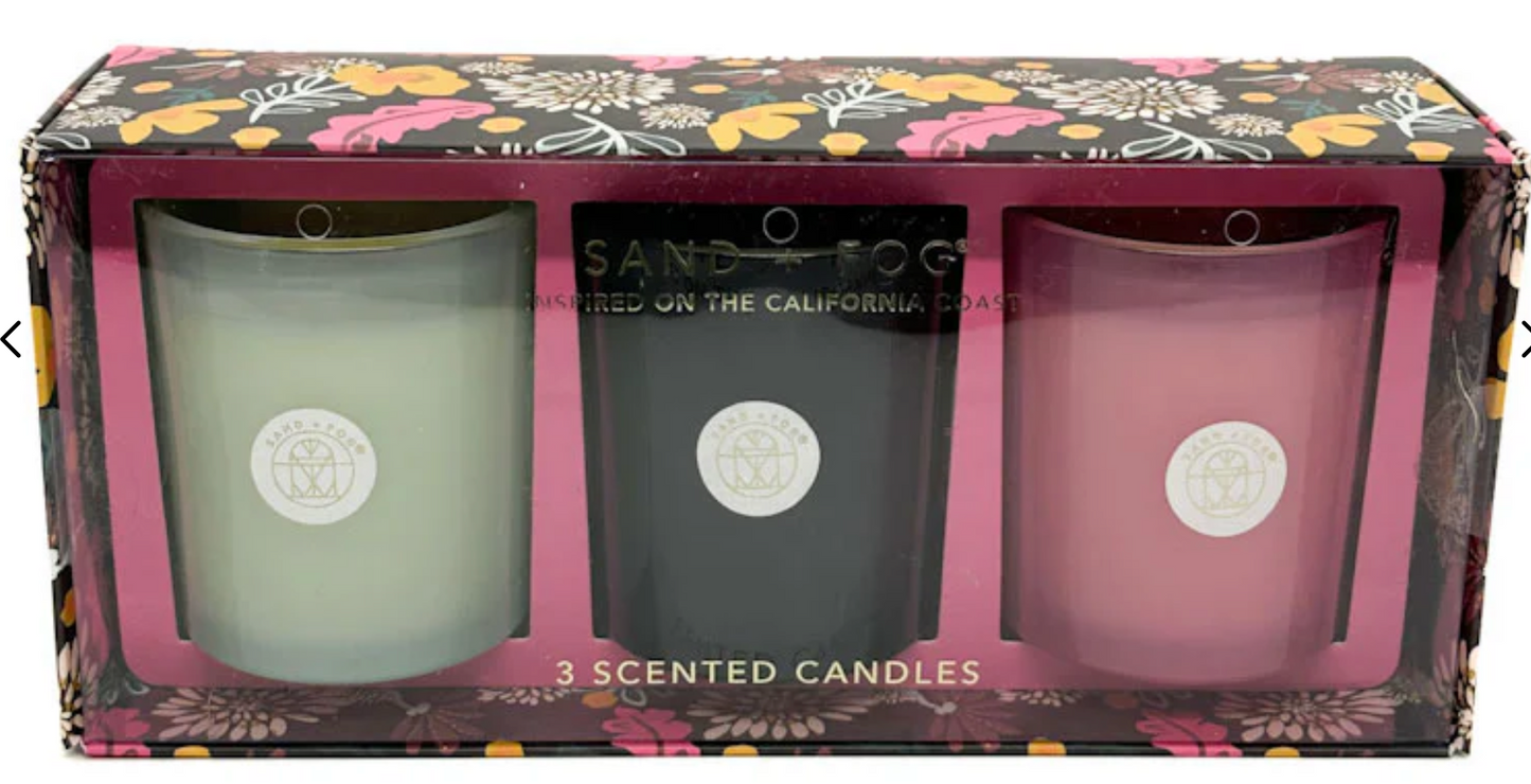 Sand & Fog 3 Scented Candle Collection
