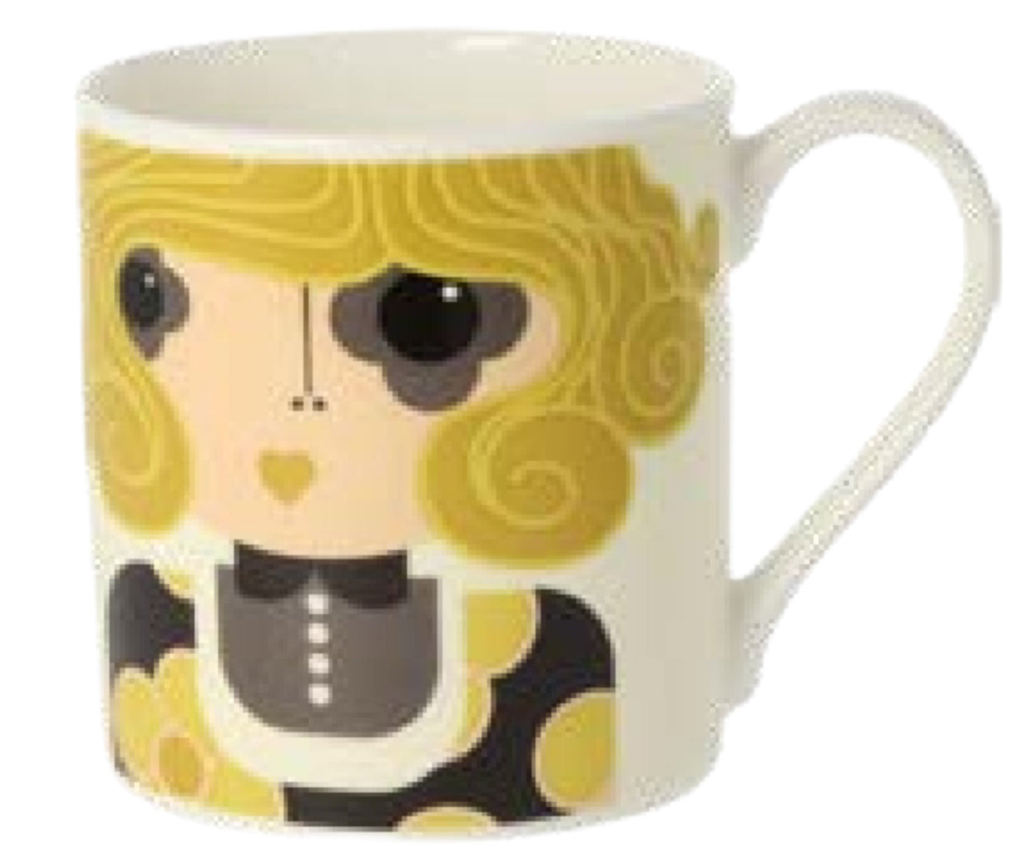 Orla Kiely Dee Dee Mug Large Olive