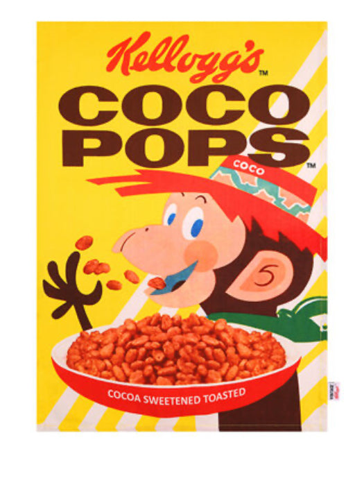 Vintage Kelloggs Tea Towel - Coco Pops