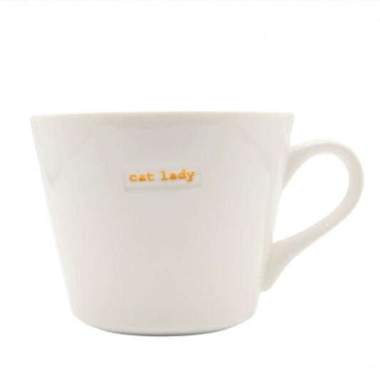 Keith Brymer Jones Cat Lady Medium Bucket Mug 350ml