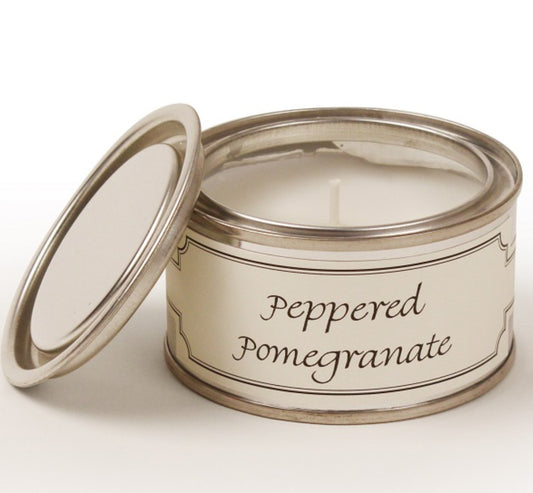 Peppered Pomegranate Paint Pot Candle