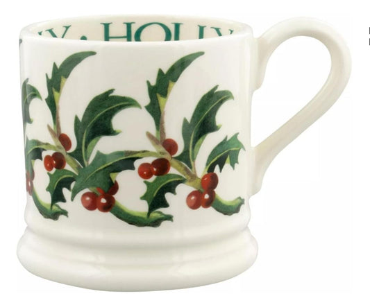 Emma Bridgewater Christmas Holly 1/2 Pint Mug