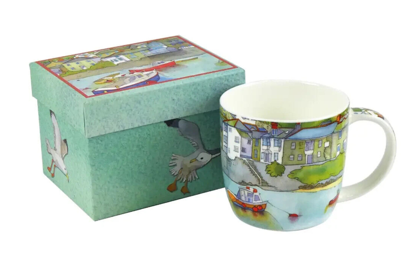 Emma Ball Harbour Bone China Mug In Gift Box