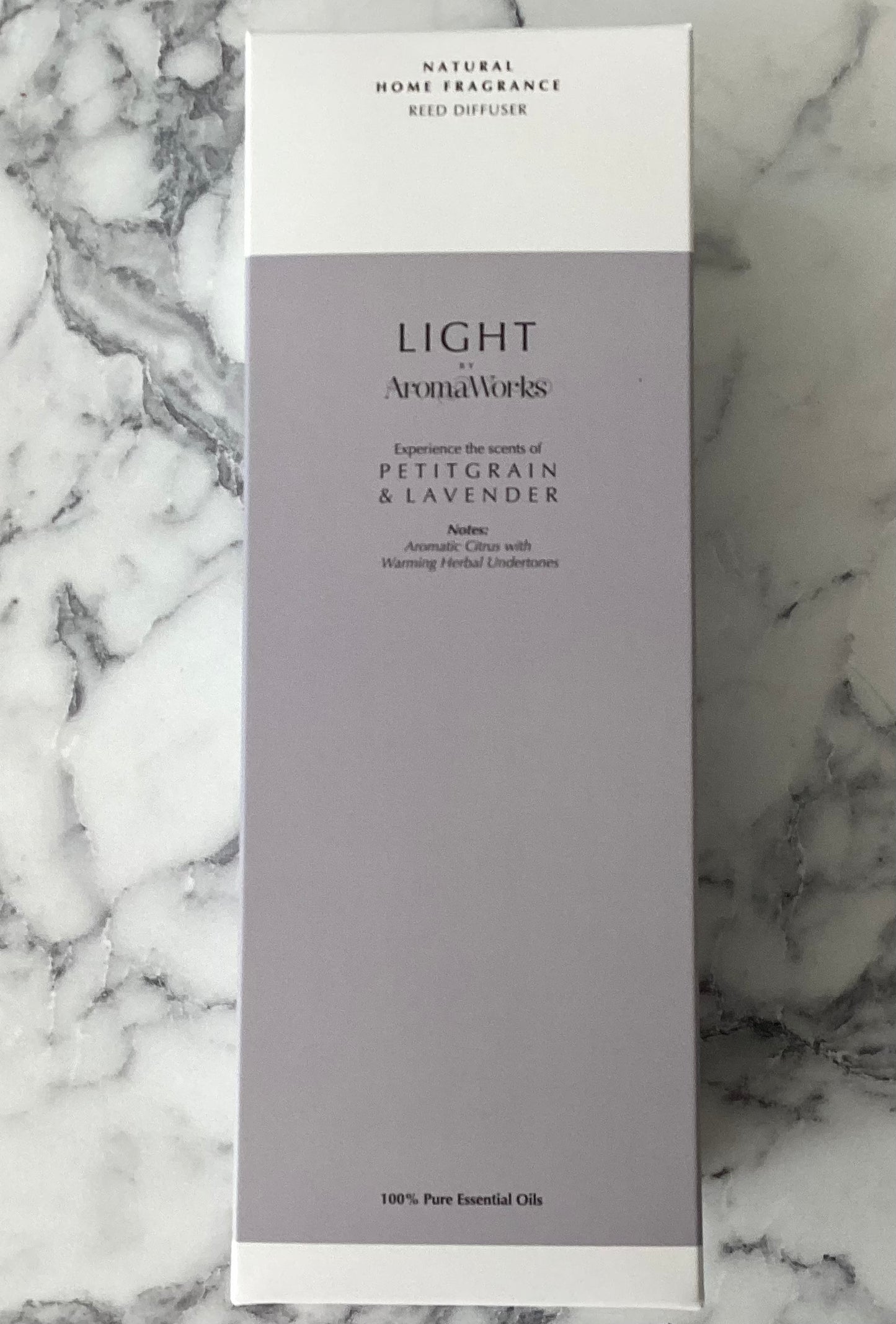 AromaWorks Light Petitgrain and Lavender Reed Diffuser 200ml