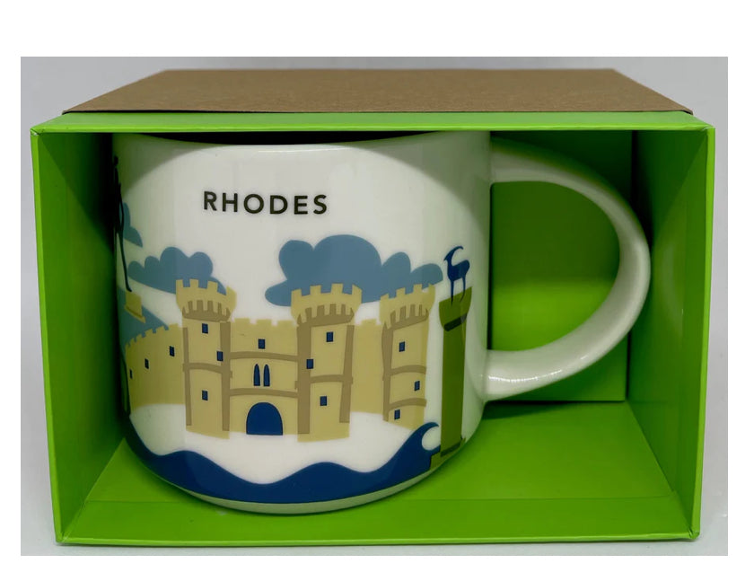 Starbucks You Are Here Rhodes Mug