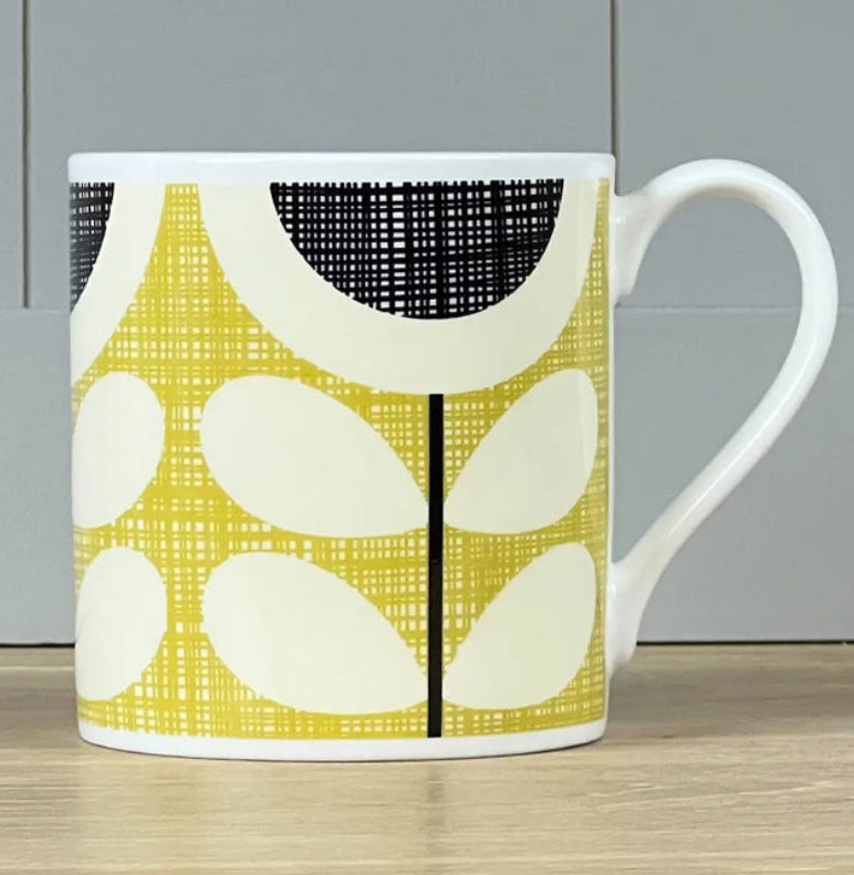 Orla Kiely Scribble Sunflower 350 ml Mug Yellow