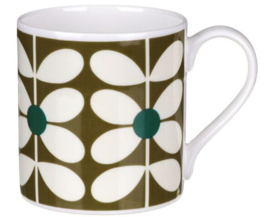 Orla Kiely Sixties Stem Olive 350 ml Mug