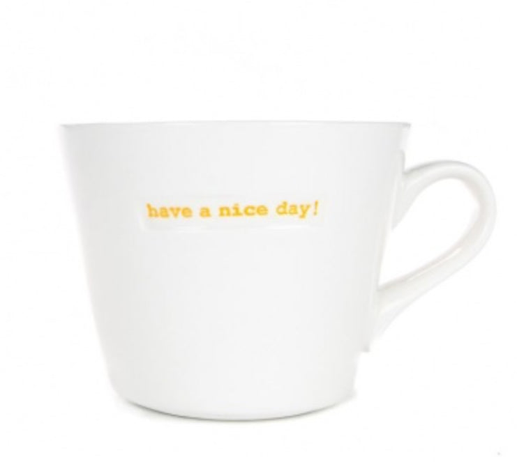 Keith Brymer Jones Have A Nice Day Medium Bucket Mug 350ml