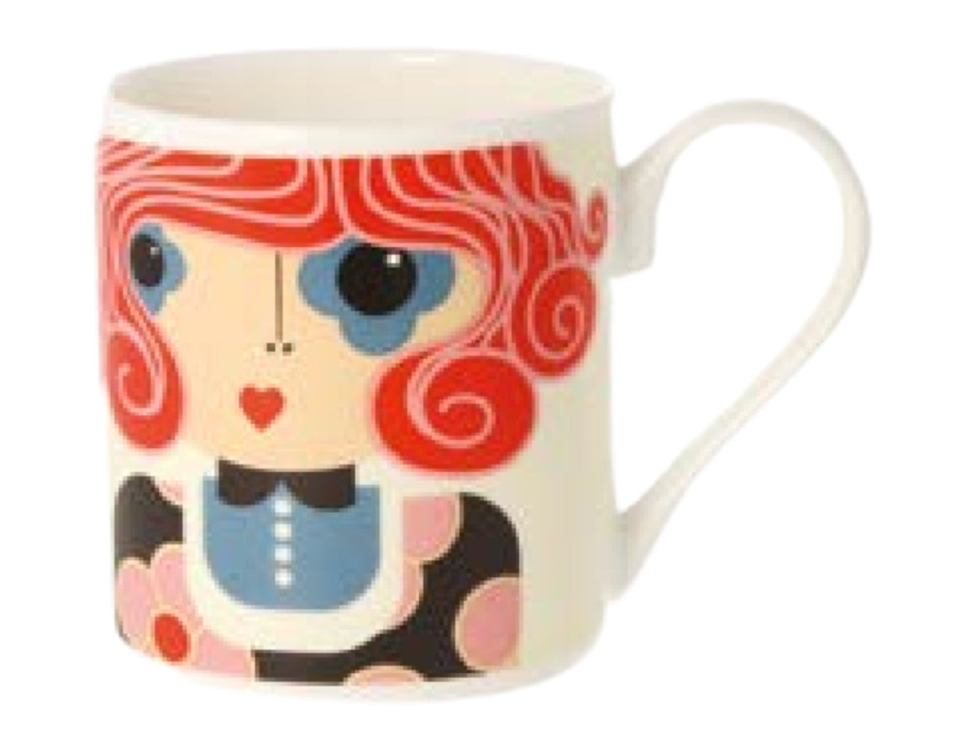 Orla Kiely Dee Dee Red Mug