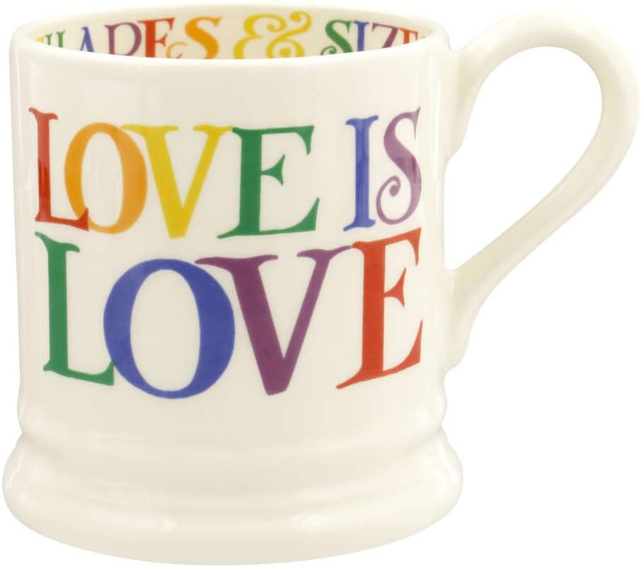 Emma Bridgewater Rainbow Love 1/2 Pint Mug