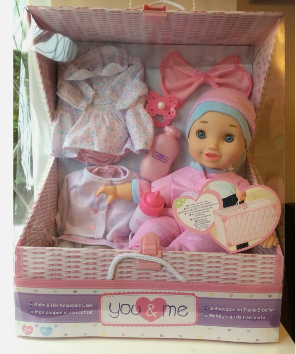 You & Me 14" Baby and her Keepsake Case