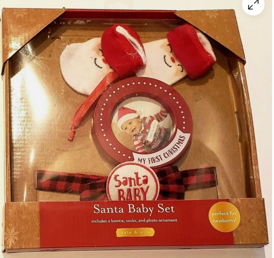 Kate & Milo Christmas Baby Set Photo frame