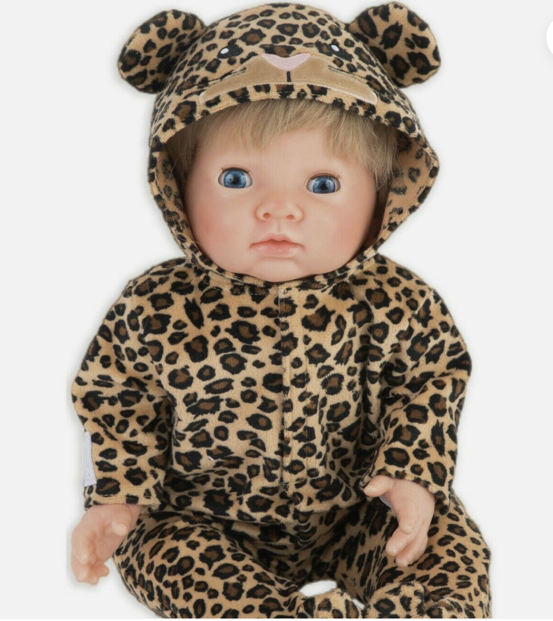 Chad Valley Tiny Treasures Leopard Baby Care Set Outfit Toy For Doll Fashion