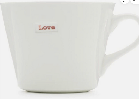 Keith Brymer Jones Love Medium Bucket Mug 350ml