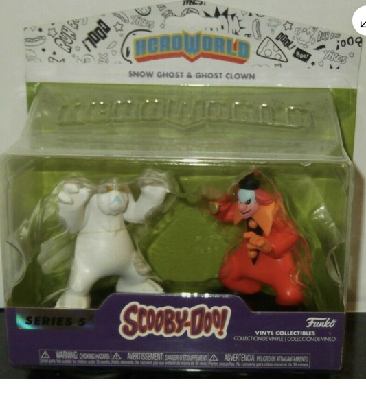 Funko Scooby Doo Hero World Snow Ghost & Ghost Clown