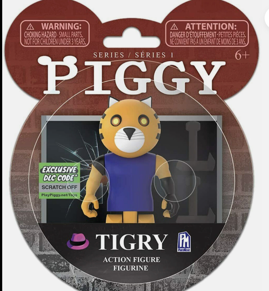 ROBLOX PIGGY TIGRY SERIES 1 FIGURE NEW BOXED CHARACTER PACK with DLC CODE