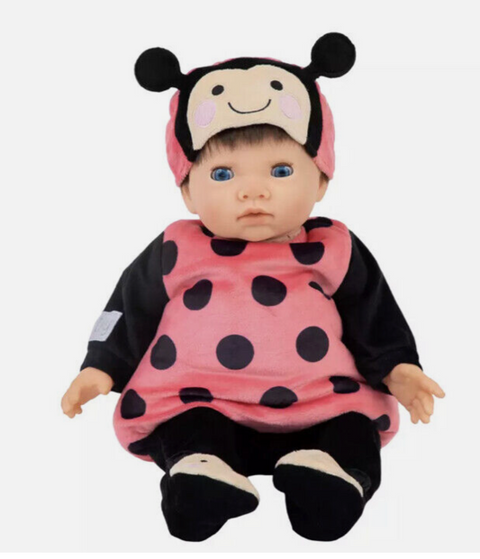 Chad Valley Tiny Treasures Ladybug Outfit Toy For Doll Fashion