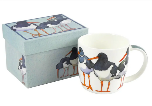 Emma Ball Oystercatchers 350ml Boxed Mug