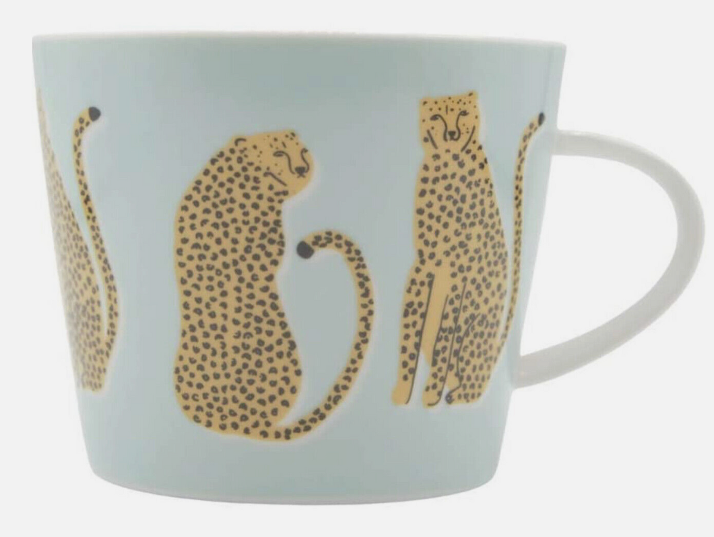 Scion  Living Standard Mug 350ml - Lionel Leopard - Mint