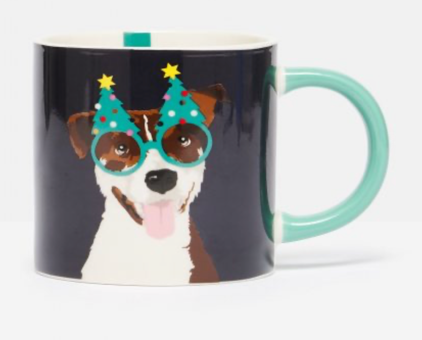 Joules Festive Jack Russell Mug