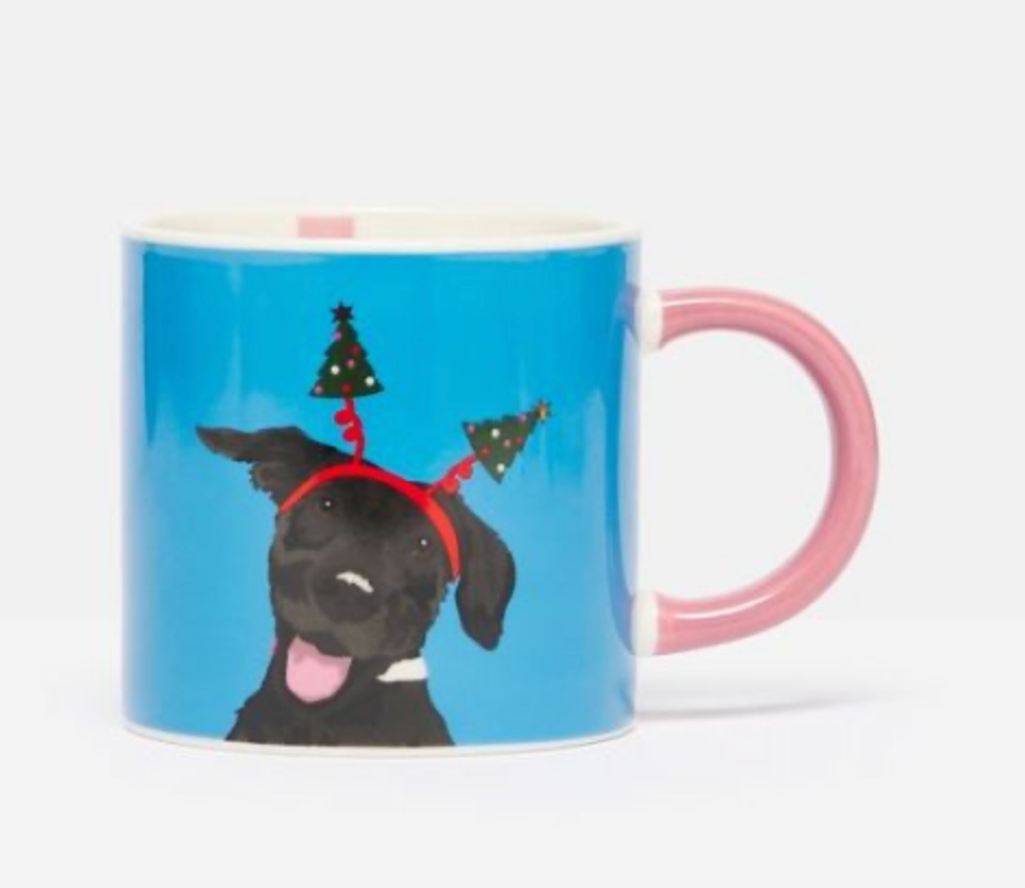 Joules Festive Labrador Mug