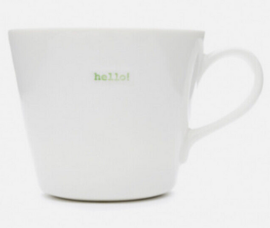 Keith Brymer Jones  Hello  Medium Bucket Mug 350ml