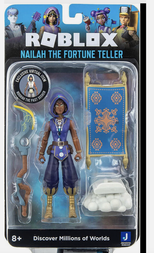 Roblox Imagination Collection - Nailah The Fortune Teller 6" Action Figure BNIB