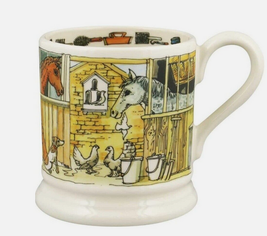 Emma Bridgewater Down at the Stables  1/2 Pint Mug