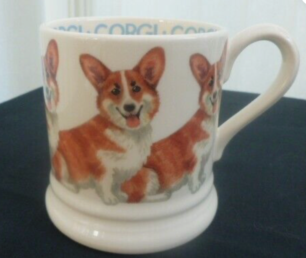 Emma Bridgewater Corgi Dog  1/2 Pint Mug