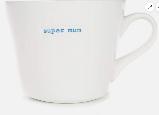 Keith Brymer Super Mum Medium Bucket Mug 350ml