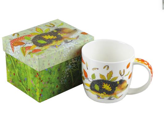 Hedgehog Bone China Mug In Gift Box