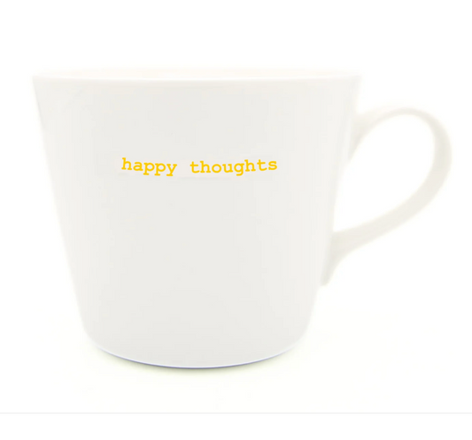 Keith Brymer Jones Happy Thoughts Medium Bucket Mug 350ml