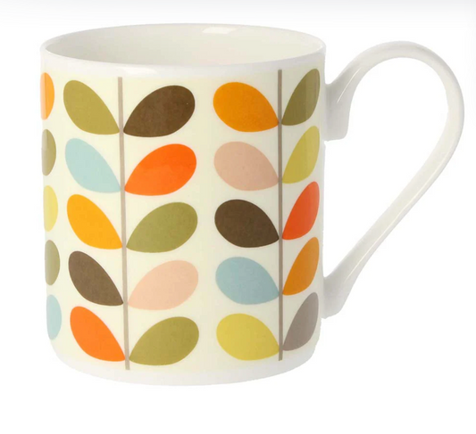 Orla Kiely Multi Colour Ten Stem 300 ml Mug
