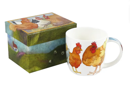 EMMA BALL FELTED CHICKENS BONE CHINA MUG WITH GIFT BOX (Copy)
