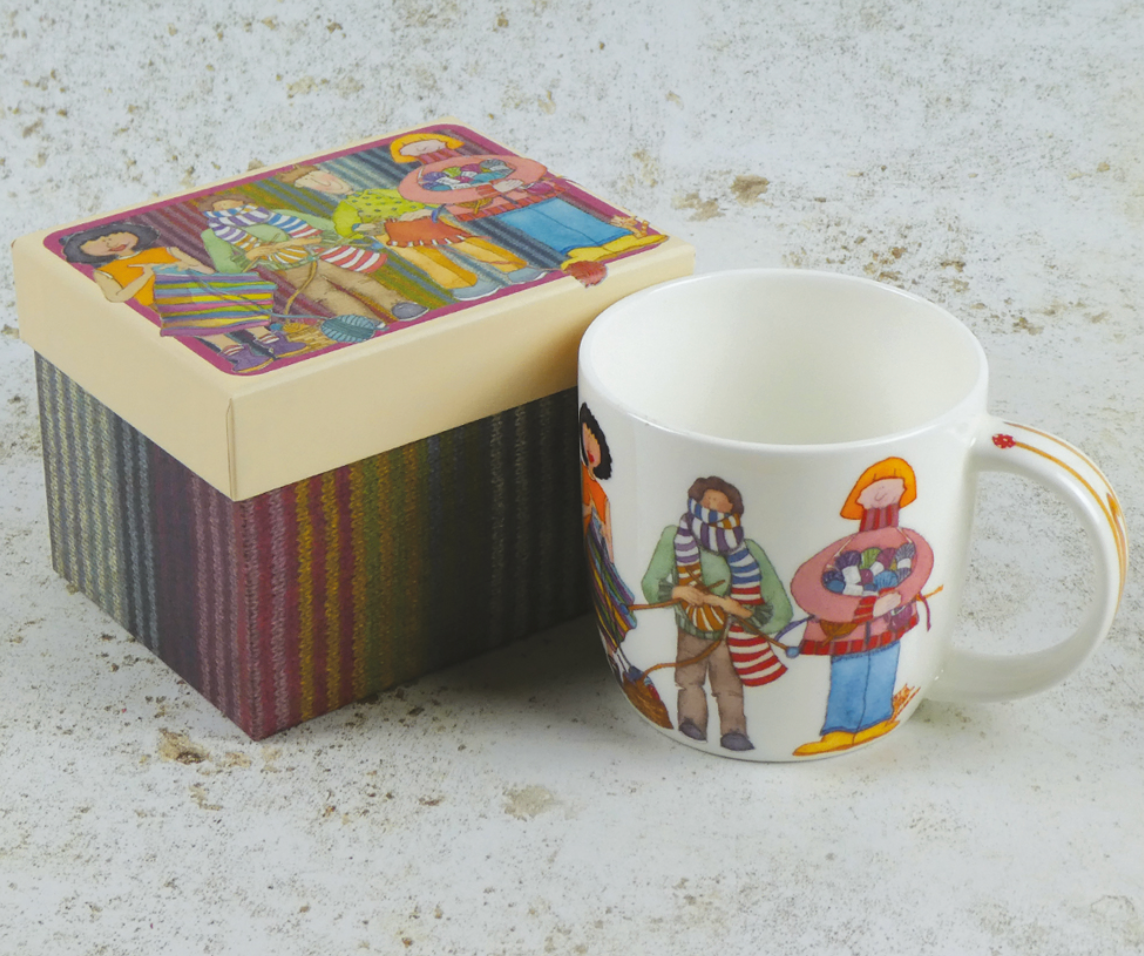 Emma Ball The Yarn Club Bone China Mug In Gift Box