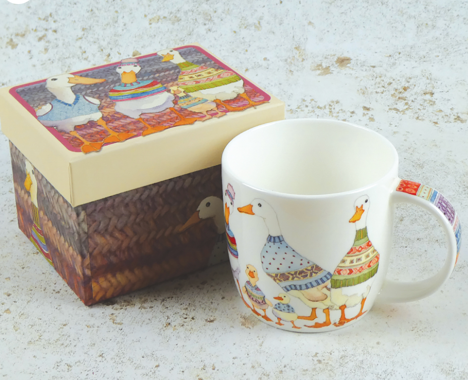 Emma Ball Dapper Ducks 350ml Boxed Mugs