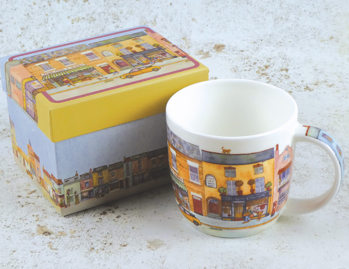 Emma Ball Market Street 350ml Boxed Mug