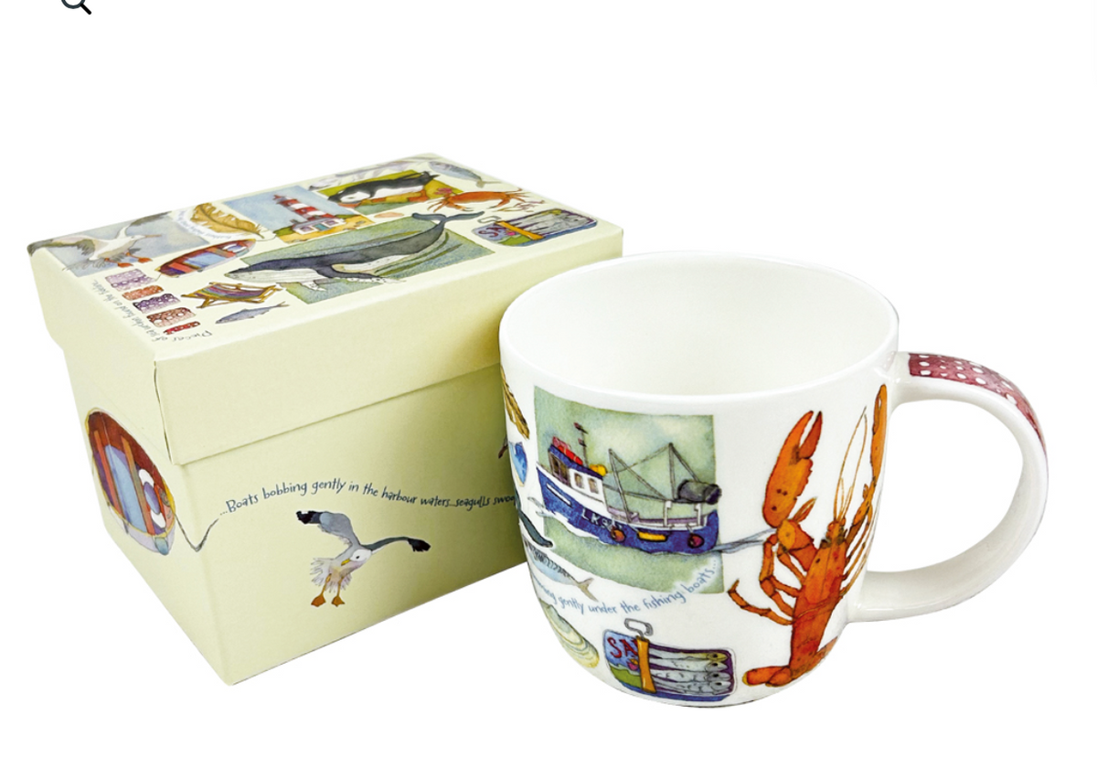 Emma Ball Coastal Pieces 350ml Boxed Mug